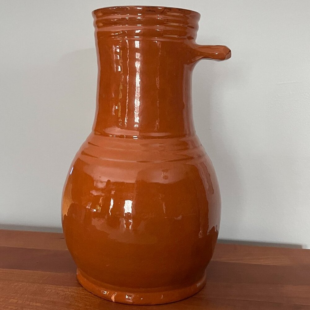 Colonial Williamsburg Pottery Wren Bottle Bird House Glazed Terra Cotta Unused
